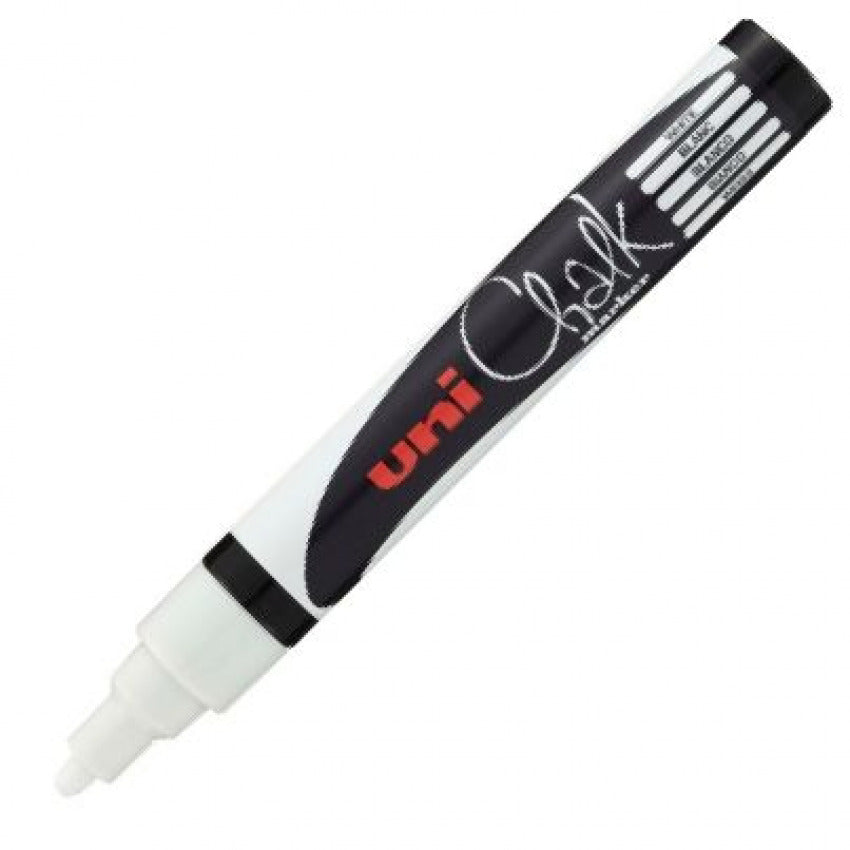 Rotulador Tiza Liquida Blanco Uni-chalk Marker Pwe 5M Imagen principal del producto