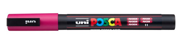 Marcador Uni-posca PC3M Color Fucsia Punta 0.9-1.3mm