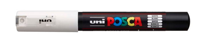 Marcador Uni-posca PC1M Color Blanco Punta 0,7mm Pc1m01