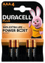 Blister 4 pilas duracell power boost AAA