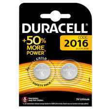 Pila botón litio Duracell CR2016 3V blister 2 unidades Imagen principal del producto