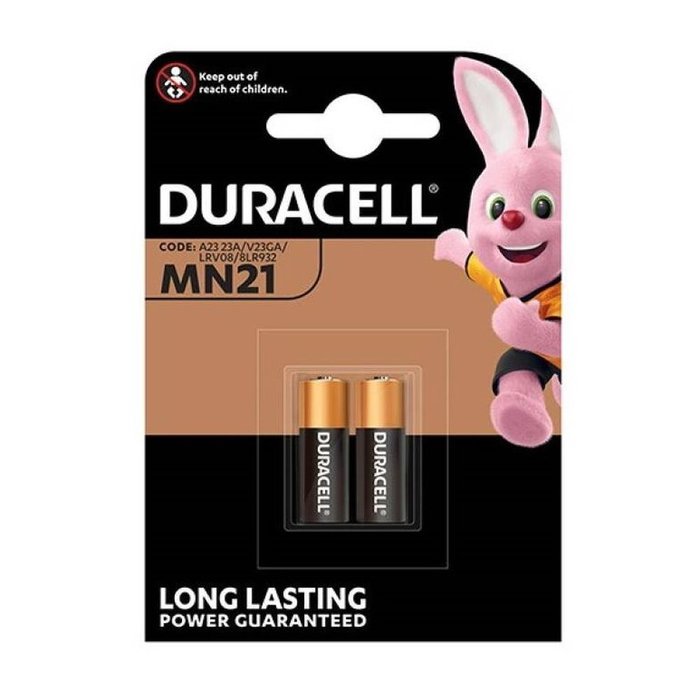 Pila Alcalina Duracell MN21 LR23A 12V Blister 2 unidades