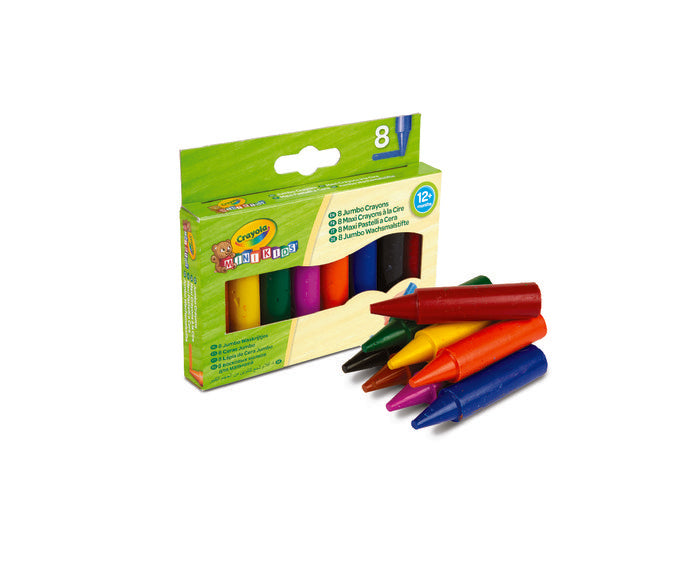 CERA JUMBO CRAYOLA 8 COLORES SURTIDOS | 1 UNIDADES | (CRAYOLA) Imagen principal del producto