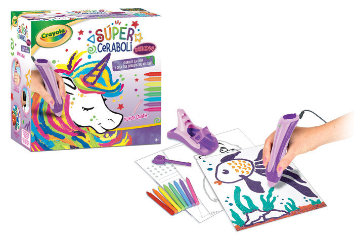 SUPER CERABOLI CRAYOLA UNICORNIO NEON | CRAYOLA | 1 UNIDAD | 5010065005075 Imagen principal del producto
