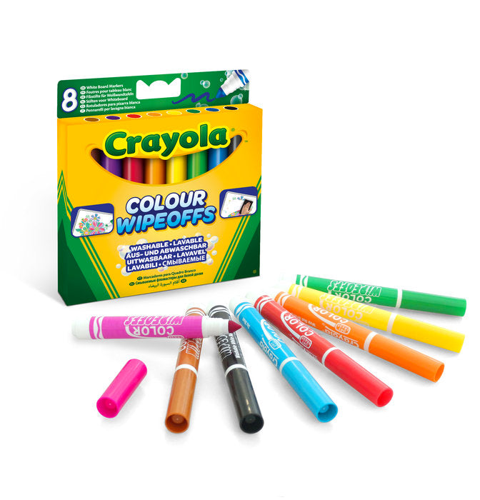 Rotulador Crayola Para Pizarra Blanca 8 Colores Surtidos | Crayola | Pack 1 Unidades