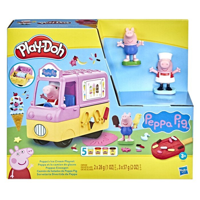 PLAY-DOH CAMION DE HELADOS DE PEPPA PIG | HASBRO PLAY DOH | 1 UNIDAD | 5010993979639 Imagen principal del producto