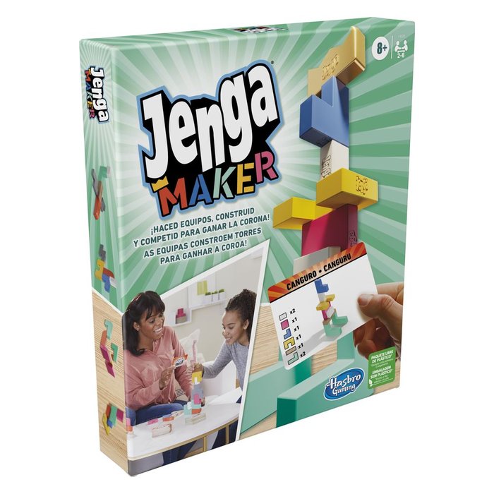 Jenga Maker MATTEL juego de mesa para mayores de 8 años Imagen principal del producto