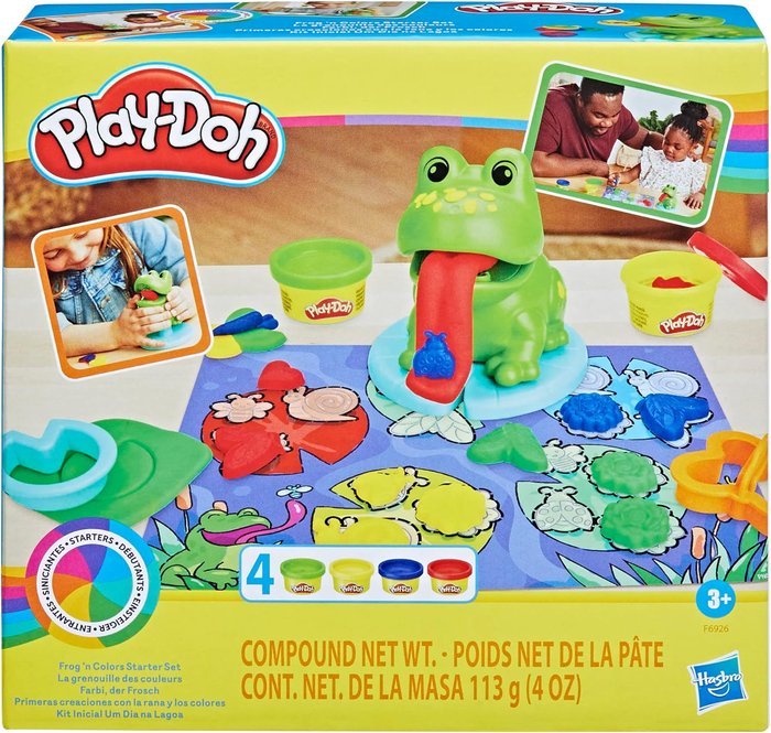 JUEGO PLAY-DOH PRIMERAS CREACIONES LA RANA Y LOS COLORES | HASBRO PLAY DOH | 1 UNIDAD | 5010994208387 Imagen principal del producto