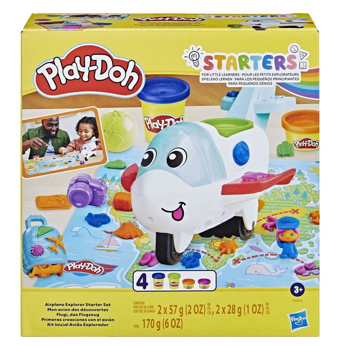 PLAY-DOH - PRIMERAS CREACIONES CON EL AVION | HASBRO PLAY DOH | 1 UNIDAD | 5010996201423 Imagen principal del producto