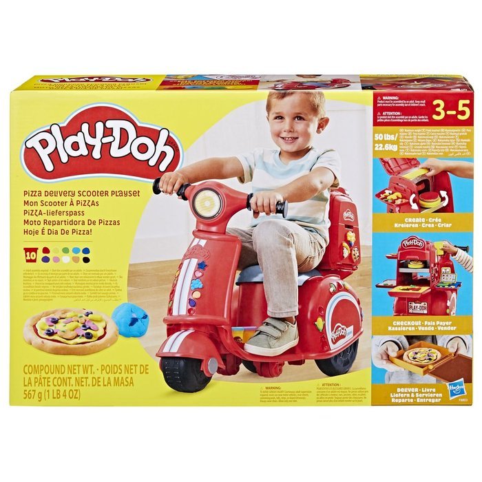 PLAY-DOH MOTO REPARTIDORA DE PIZZAS | HASBRO PLAY DOH | 1 UNIDAD | 5010996225764