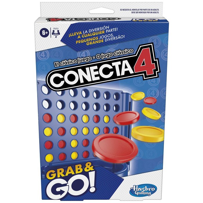 JUEGO CONECTA VIAJE 4 GRAB AND GO | HASBRO IBERIA, S,L,U, | 1 UNIDAD | 5010996258601