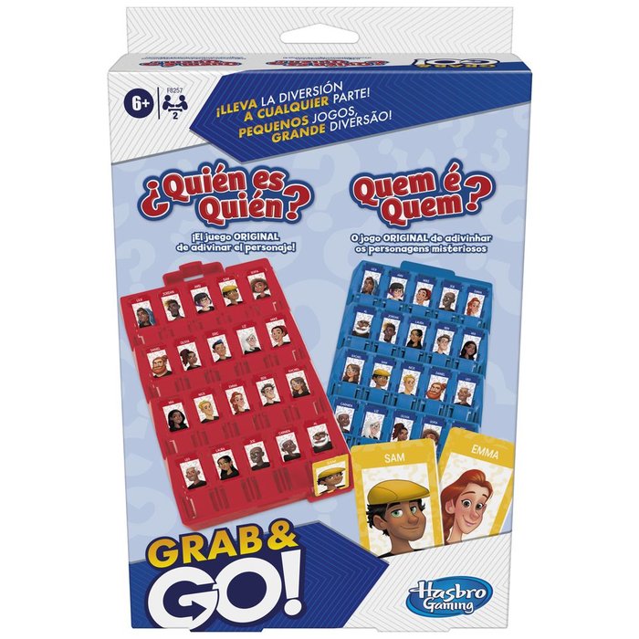Juego Quien Es Quien de Viaje Grab and Go Hasbro Imagen principal del producto