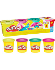 JUEGO PLAY-DOH PACK 4 BOTES SURTIDOS | HASBRO PLAY DOH | 1 UNIDAD | 5010996293404