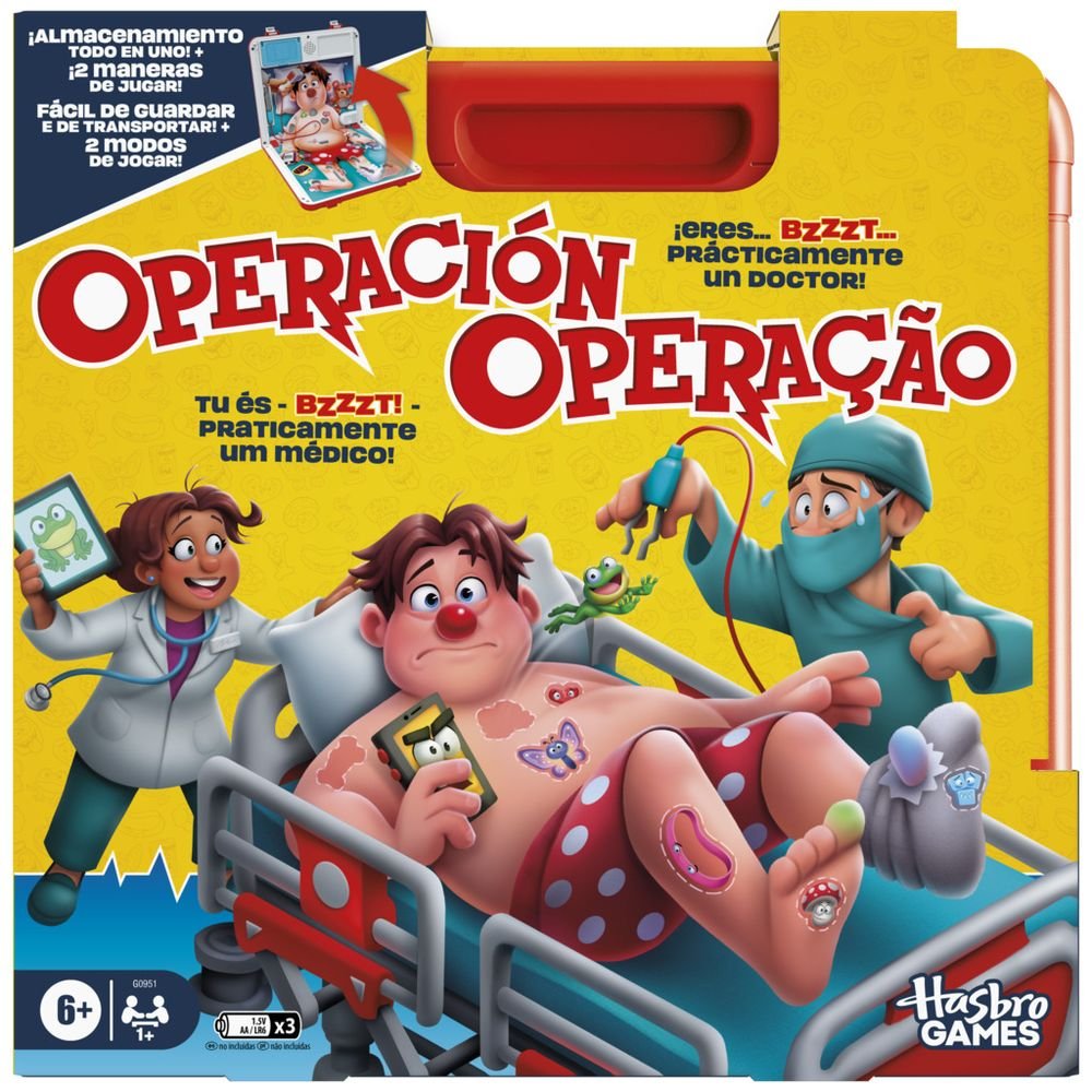 JUEGO DE MESA OPERACION | HASBRO IBERIA, S,L,U, | 1 UNIDAD | 5010996307682