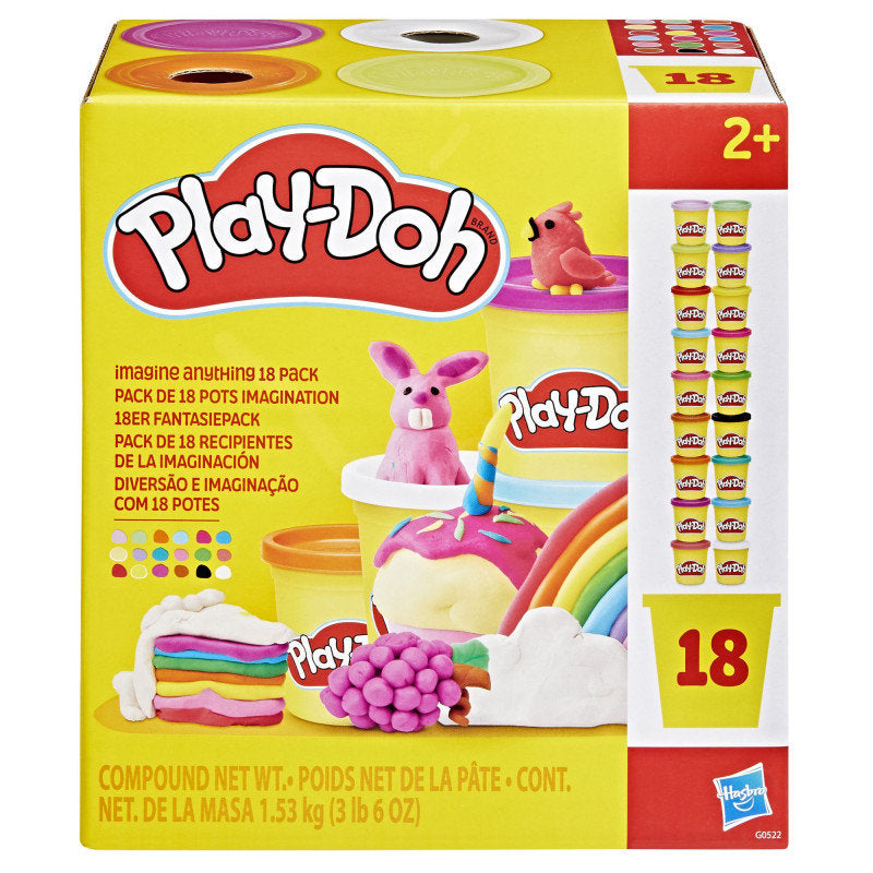 PLAY-DOH PACK 18 BOTES IMAGINE ANYTHING +2 | HASBRO PLAY DOH | 1 UNIDAD | 5010996316929