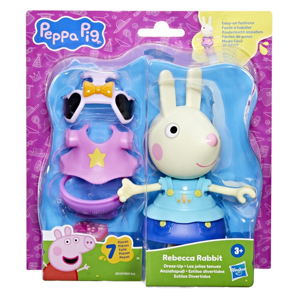 Peppa Pig y Sus Amigos con Estilos Divertidos Pack 10 Figuras Imagen principal del producto