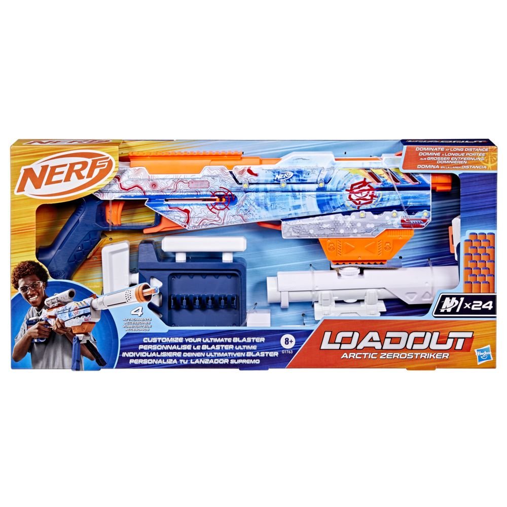 Nerf Loadout Lanzador Arctic Zerostriker Hasbro