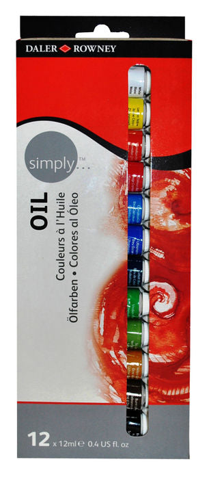 ESTUCHE 12 TUBOS OLEO 12ML SIMPLY | 1 UNIDADES | (DALER ROWNEY)