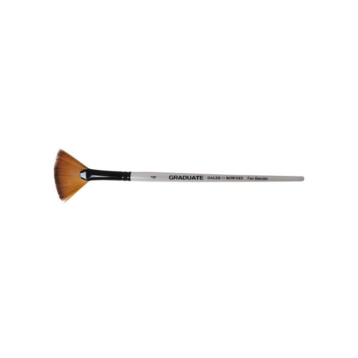Pincel Sintético Abanico Mango Corto Nº4 Daler Rowney