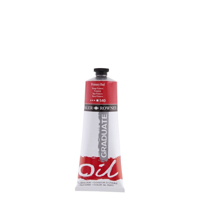 OLEO GRADUATE 200ML PRIMARY ROJO | 1 UNIDADES | (DALER ROWNEY) Imagen principal del producto