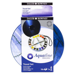 SET ACUARELA MINI AQUAFINE 18 COLORES CAJA METALICA VIAJE | 1 UNIDADES | (DALER ROWNEY)
