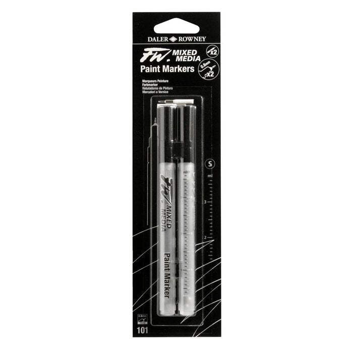 Rotulador Fw Artist Vacios Blister 2 Punta Tecnica Pequeñas | Daler Rowney | Pack 1 Unidades Imagen principal del producto