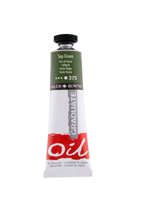OLEO GRADUATE 38ML SAP VERDE | 3 UNIDADES | (DALER ROWNEY) Imagen principal del producto