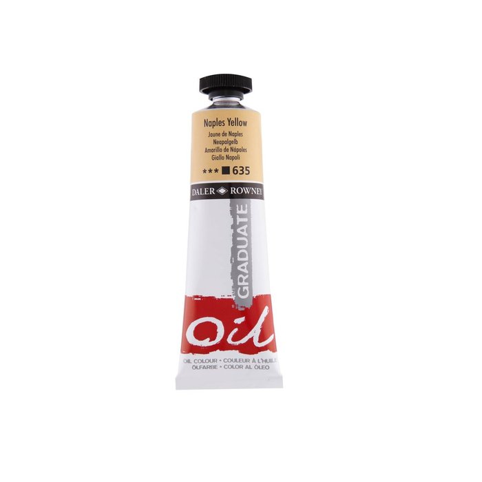 OLEO GRADUATE 38ML NAPLES AMARILLO | 3 UNIDADES | (DALER ROWNEY) Imagen principal del producto