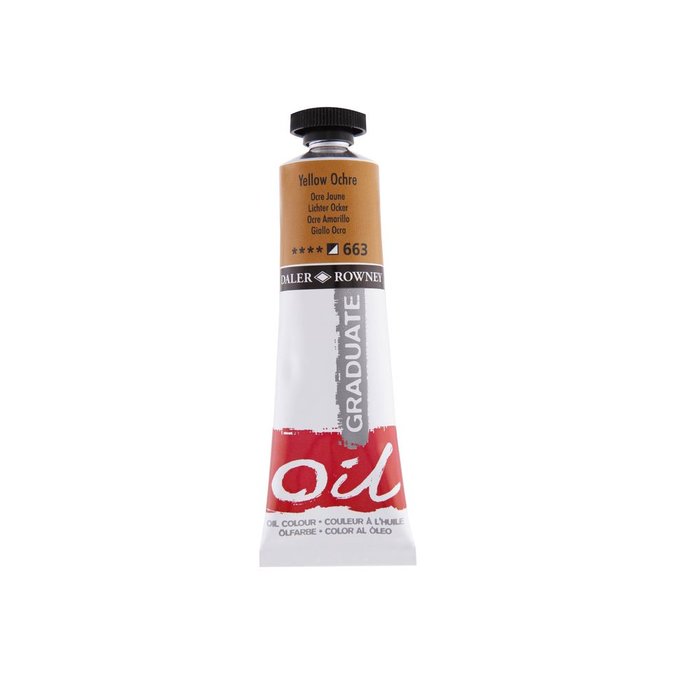 OLEO GRADUATE 38ML AMARILLO OCHRE | 3 UNIDADES | (DALER ROWNEY) Imagen principal del producto