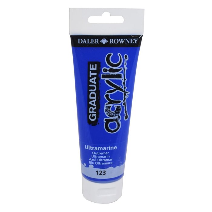 PINTURA ACRILICA GRADUATE 120ML AZUL ULTRAMARINO | 3 UNIDADES | (DALER ROWNEY) Imagen principal del producto