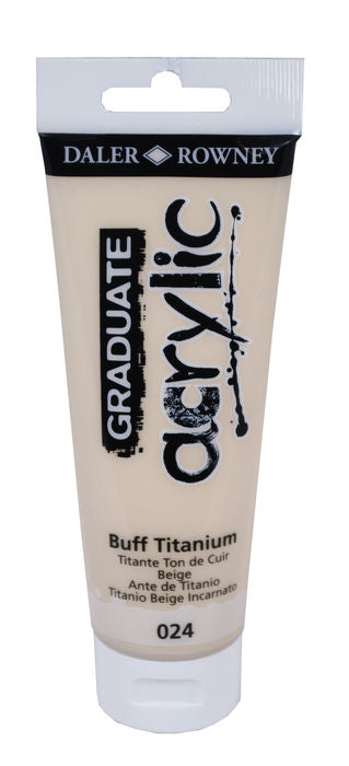 PINTURA ACRILICA GRADUATE 120ML BUFF TITANIUM | 3 UNIDADES | (DALER ROWNEY) Imagen principal del producto