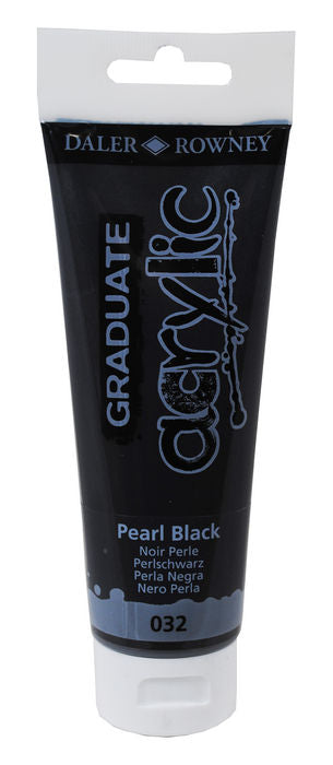 PINTURA ACRILICA GRADUATE 120ML PEARL NEGRO | 3 UNIDADES | (DALER ROWNEY) Imagen principal del producto