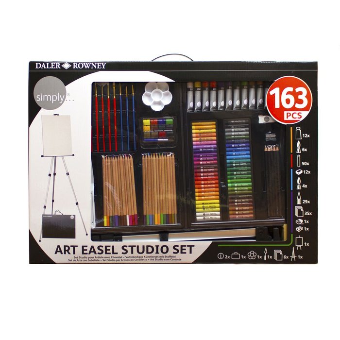 Set Arte Completo 163 Piezas Daler Rowney