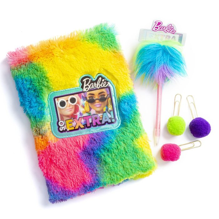 DIARIO DE PELUCHE BARBIE CON BOLIGRAFO | 1 UNIDADES | (NEW IMPORT SL) Imagen principal del producto