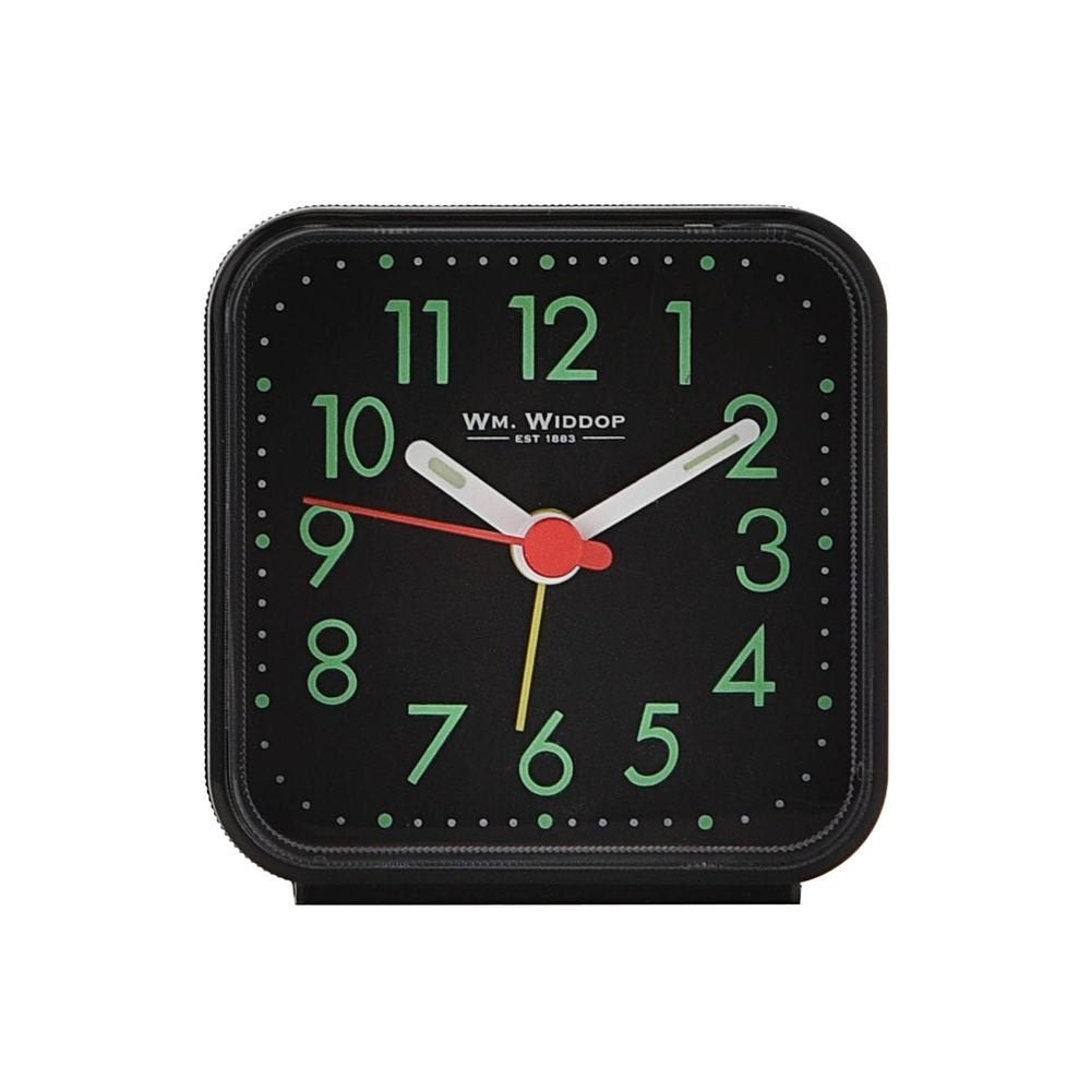 Reloj Despertador Clásico Negro WIDDOP