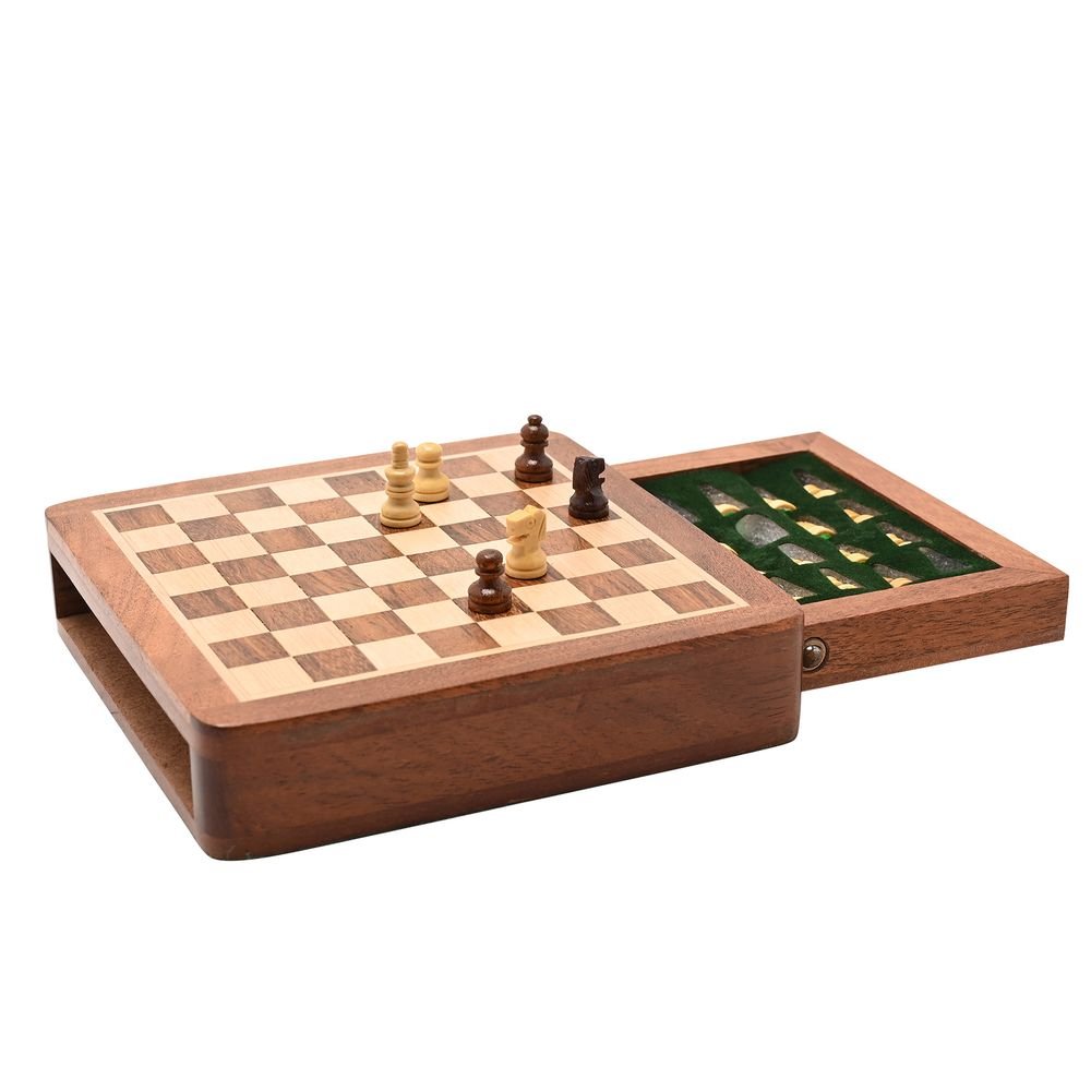 Tablero Ajedrez Magnético con Cajón Harvey Makin Widdop Imagen principal del producto