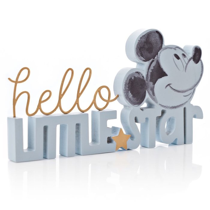 Decoracion para Repisa Mickey Azul Widdop Disney