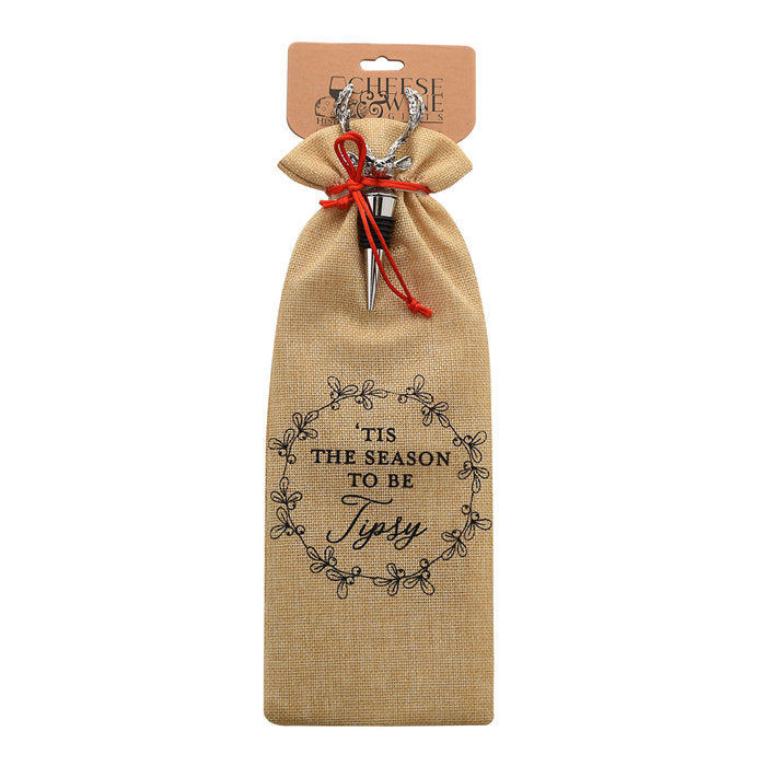 Tapon para botella de vino y bolsa de regalo Widdop Imagen principal del producto