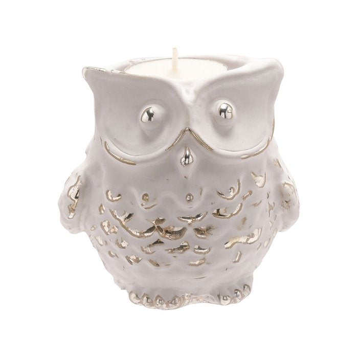 PORTAVELAS VINTAGE CON FORMA DE BUHO | WIDDOP NAVIDAD | 1 UNIDAD | 5017224984486