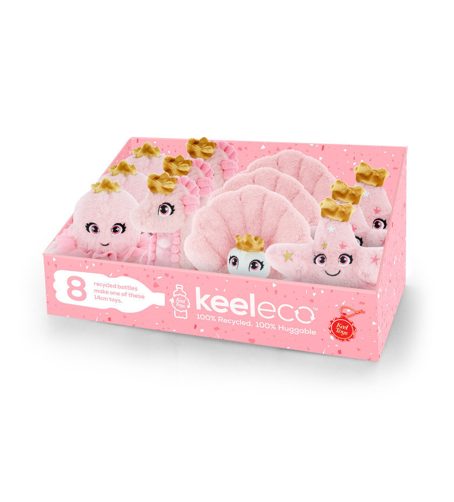 Expositor 12 Peluches Animales Marinos Rosa KEEL TOYS Imagen principal del producto