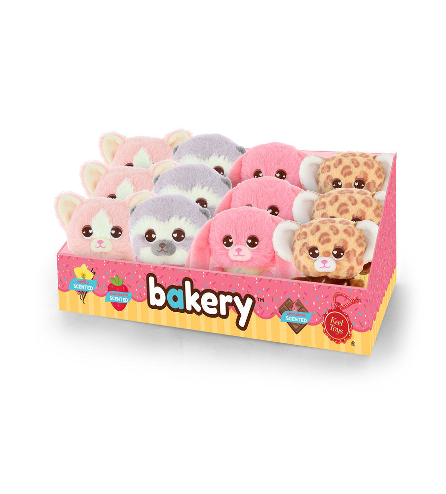 Expositor 12 Peluches Animales Mini Cupcakes Aromas KEEL TOYS Imagen principal del producto