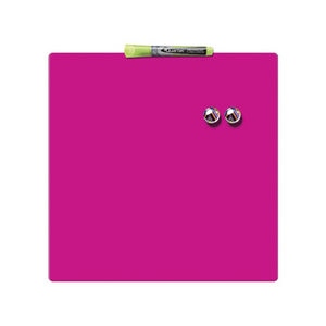 Pizarra Magnética Rosa 36x36cm Rexel