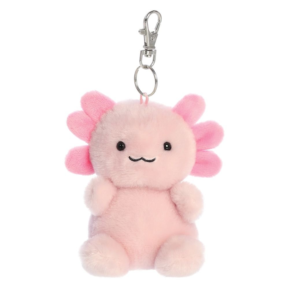 Peluche llavero axolote rosa Aurora