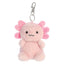 Peluche llavero axolote rosa Aurora