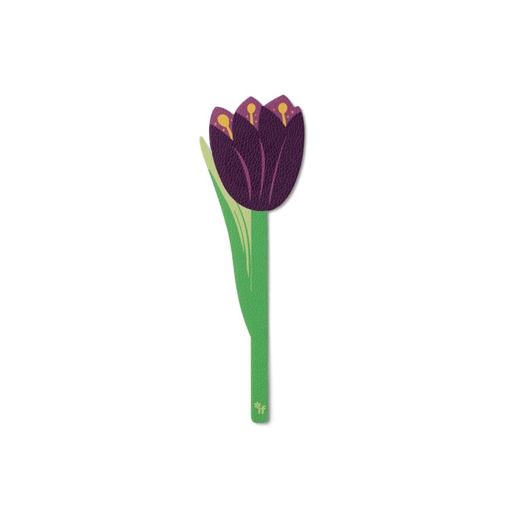 Marcapáginas Flores Tulipán Morado Marca The Company Called If House