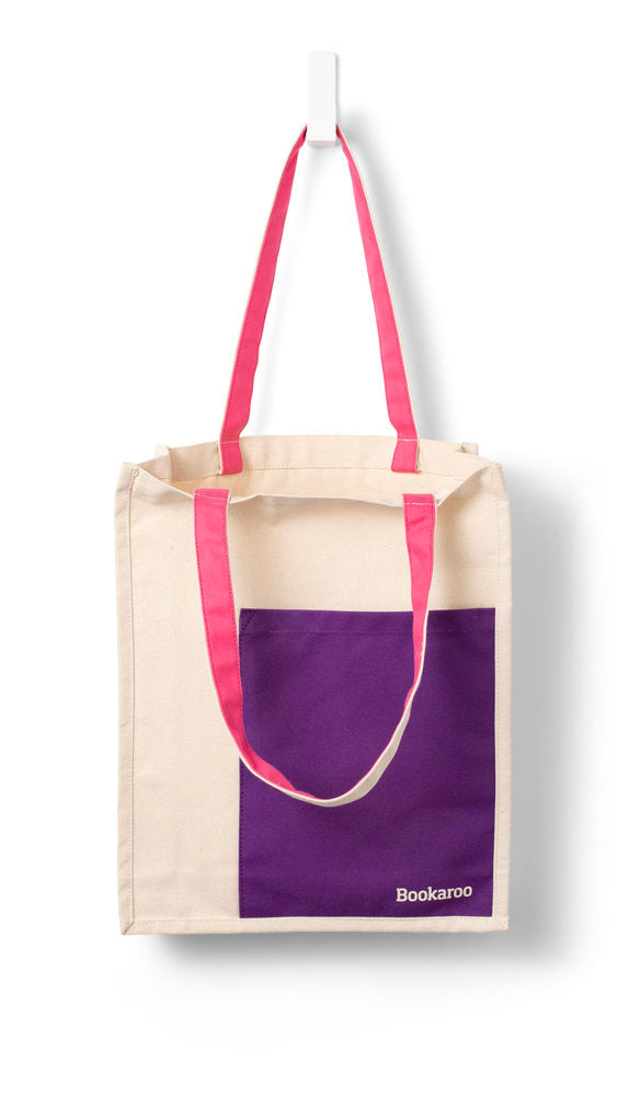 BOLSA ALGODON MORADO Y ROSA | THE COMPANY CALLED IF HOUSE Imagen principal del producto