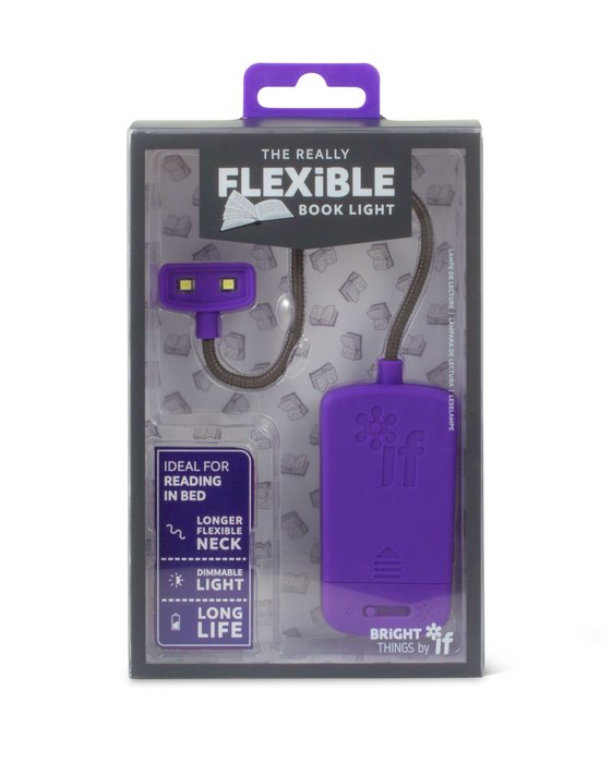 Lampara lectura flexible morada THE COMPANY CALLED IF HOUSE