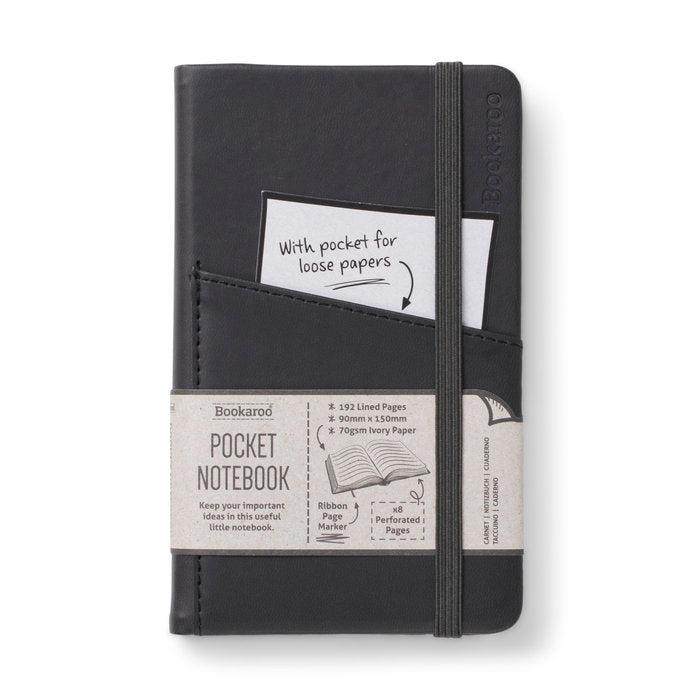 Notebook Pocket A6 Journal Negro