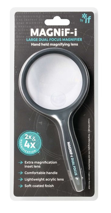 LUPA CON MANGO MAGNIF-I LARGE DUAL FOCUS MAGNIFIER | 1 UNIDADES | (THE COMPANY CALLED IF HOUSE)