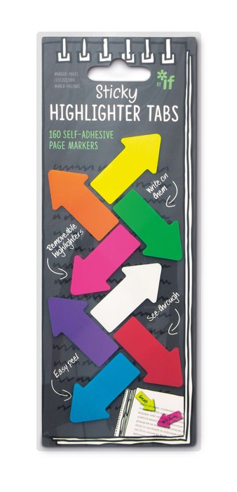 STICKERS MARCADORES LECTURA HIGHLIGHTER TABS | THE COMPANY CALLED IF HOUSE | 1 UNIDAD | 5035393457013